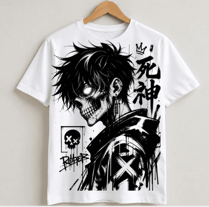Skull Rider Oversized Streetwear T-Shirt | PAIN STREETWEAR š„